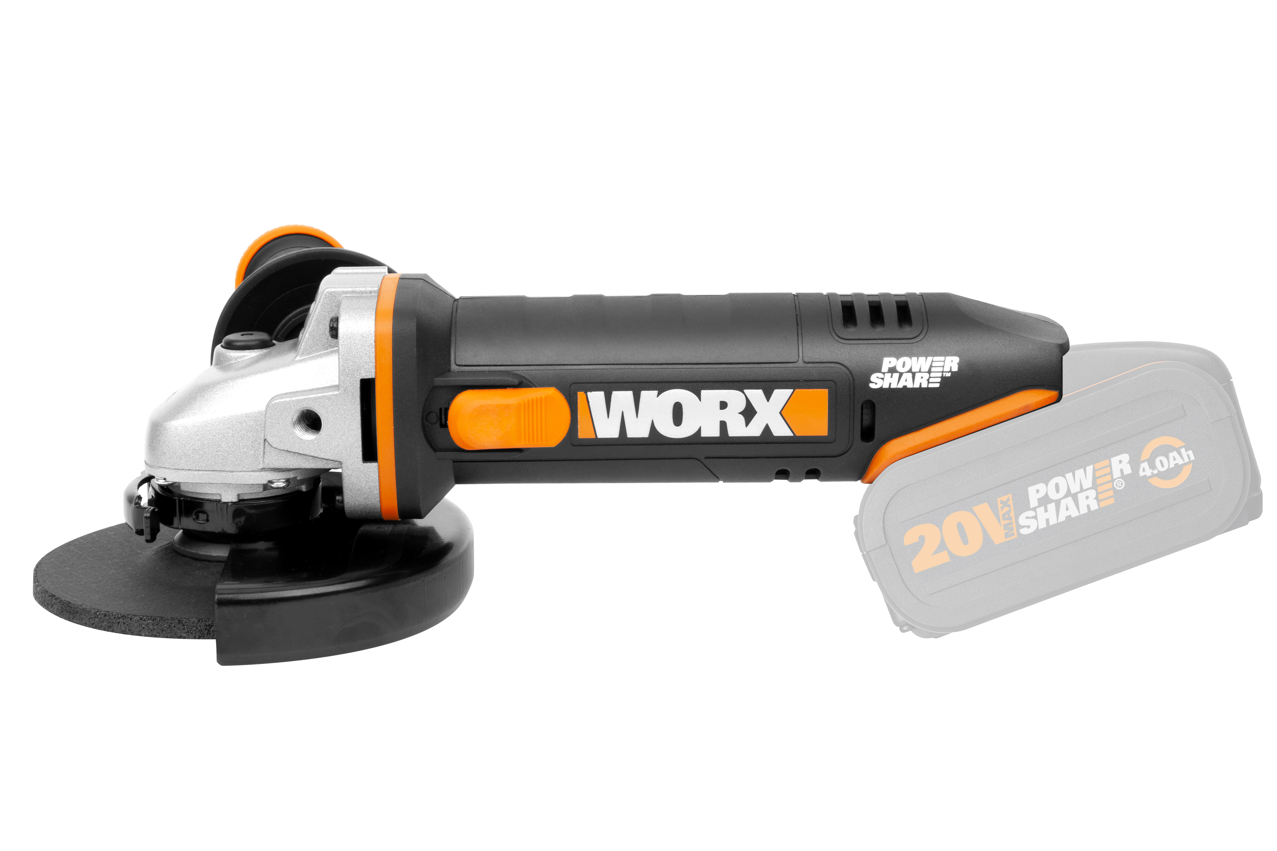 Worx WX803.9 - Amoladora 125mm 20V (S/bat)